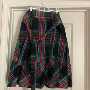 Worn once, Jcrew holiday skirt, size 8